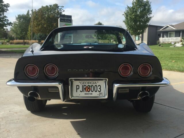 1968 Black Chevrolet Corvette Coupe