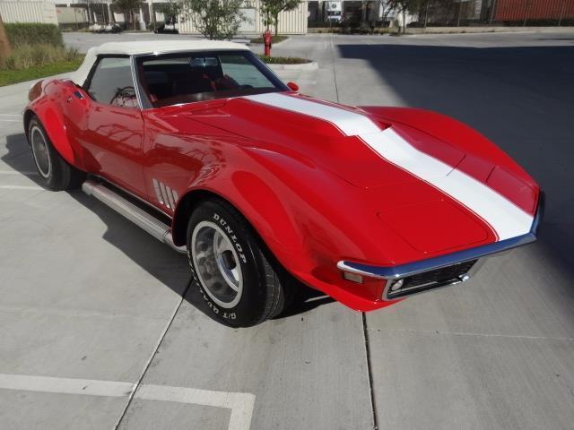 1968 Red Chevrolet Corvette --