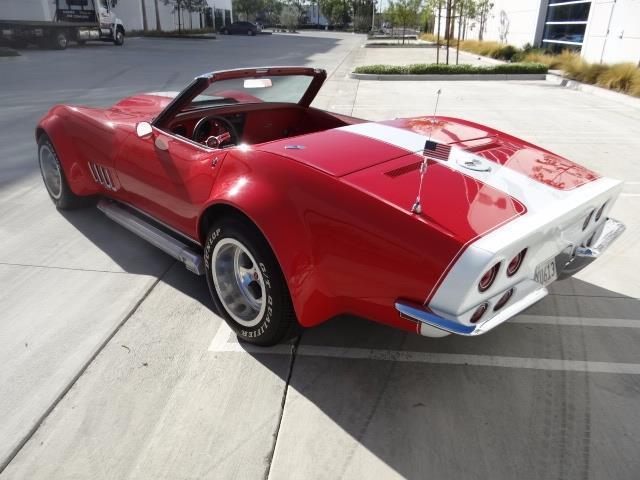 1968 Red Chevrolet Corvette --