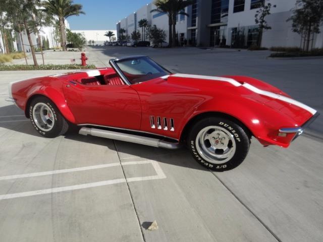 1968 Red Chevrolet Corvette --