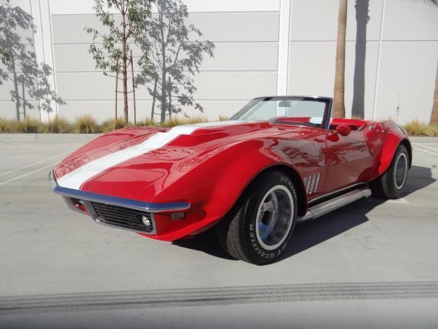 1968 Red Chevrolet Corvette --