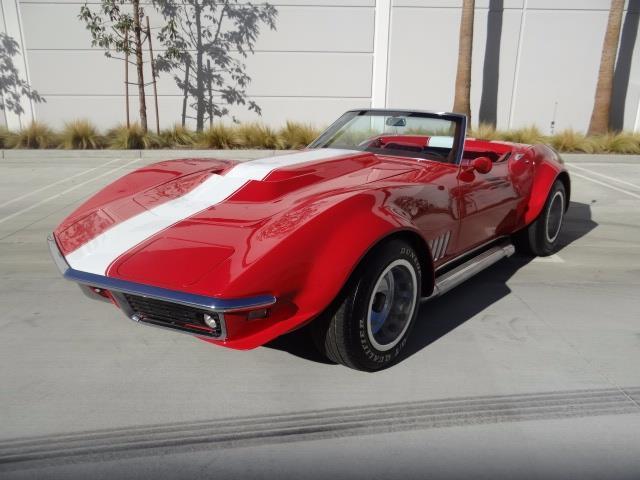 1968 Red Chevrolet Corvette --