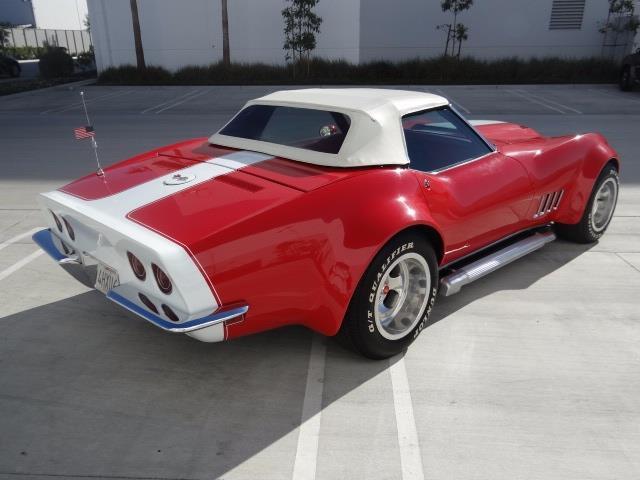 1968 Red Chevrolet Corvette --