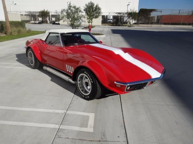 1968 Red Chevrolet Corvette --