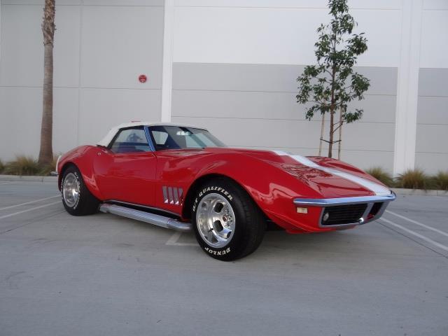1968 Red Chevrolet Corvette --