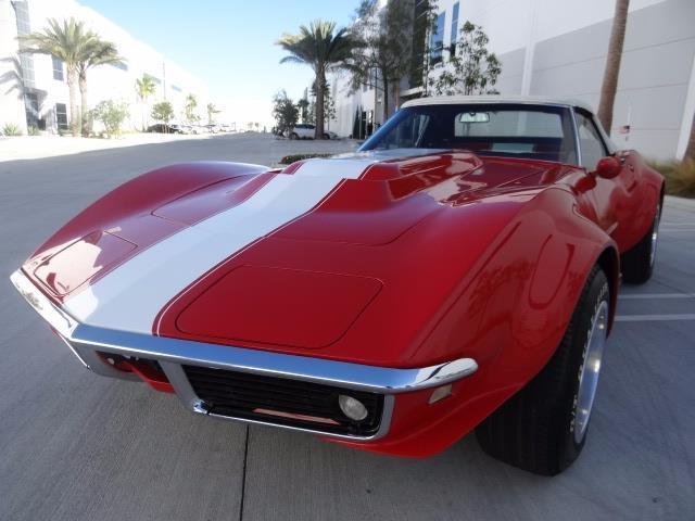 1968 Red Chevrolet Corvette --