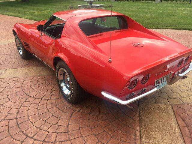 1968 Cherry Red Chevrolet Corvette 2 seater coupe