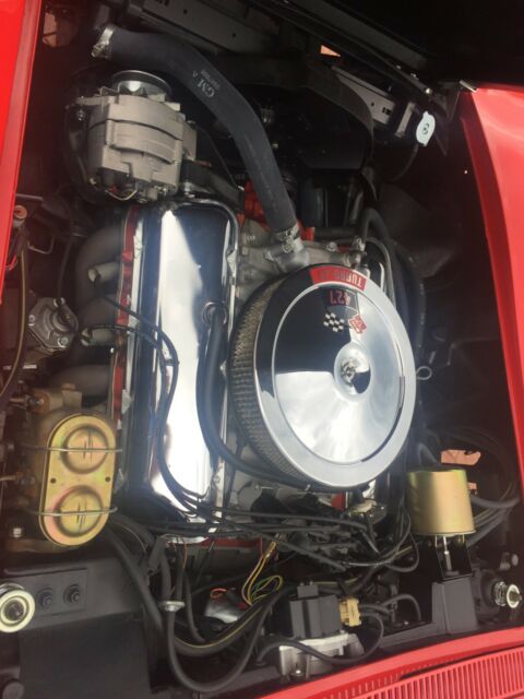 1968 Cherry Red Chevrolet Corvette 2 seater coupe