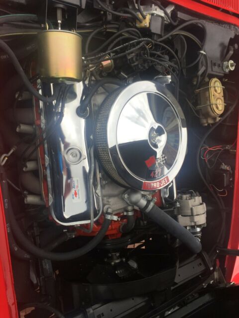 1968 Cherry Red Chevrolet Corvette 2 seater coupe