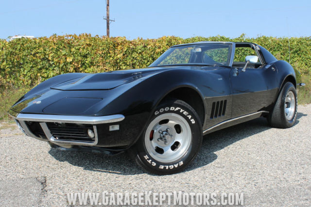 1968 Black Chevrolet Corvette Coupe