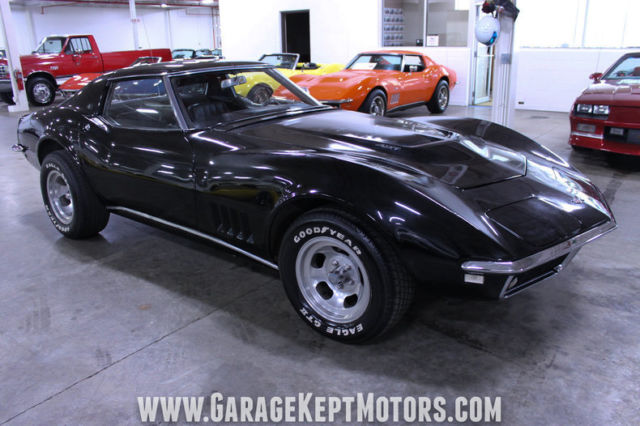 1968 Black Chevrolet Corvette Coupe