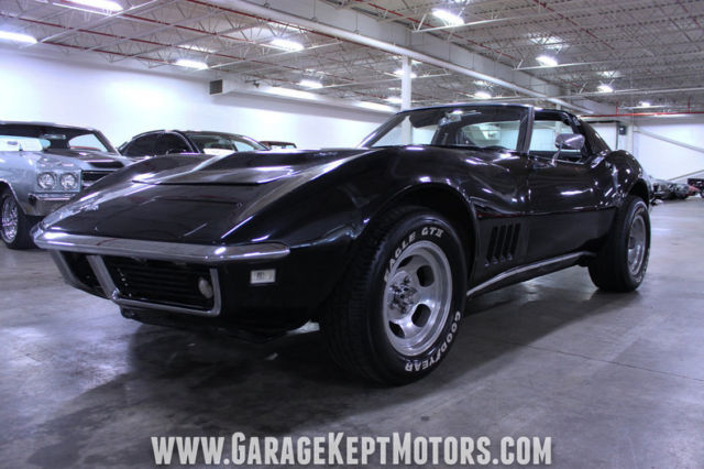 1968 Black Chevrolet Corvette Coupe