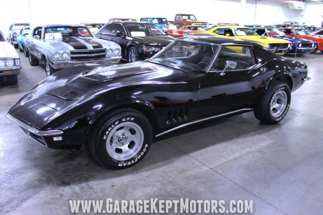 1968 Black Chevrolet Corvette Coupe