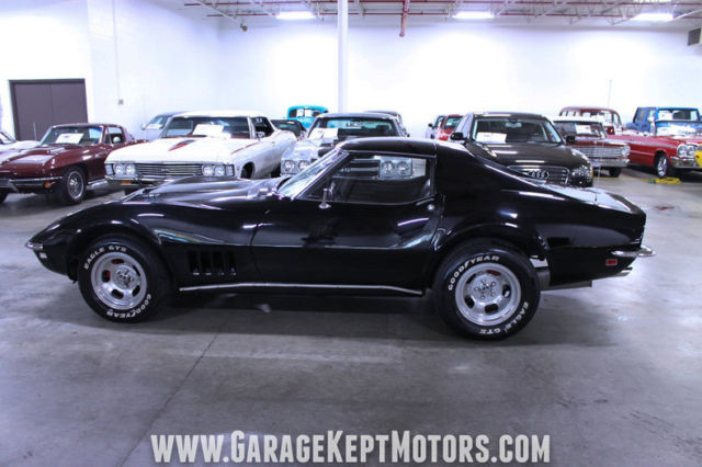1968 Black Chevrolet Corvette Coupe