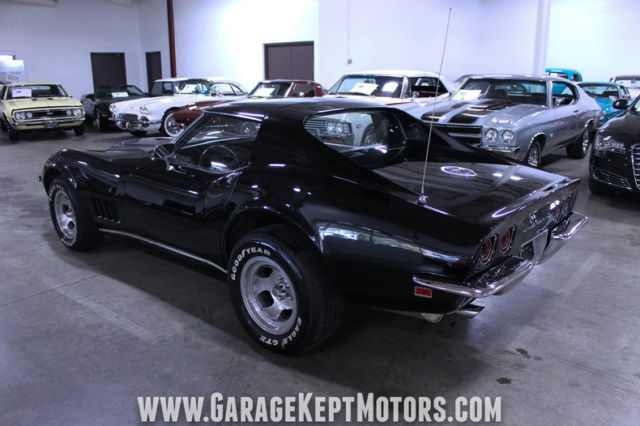 1968 Black Chevrolet Corvette Coupe