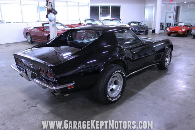 1968 Black Chevrolet Corvette Coupe