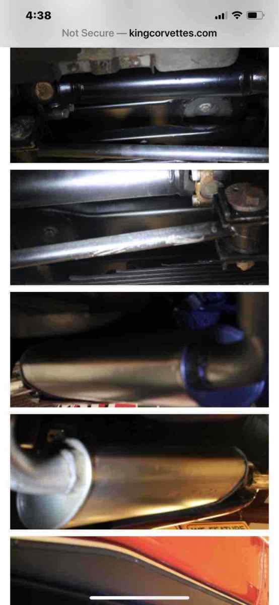 1968 Red Chevrolet Corvette C3 Sedan