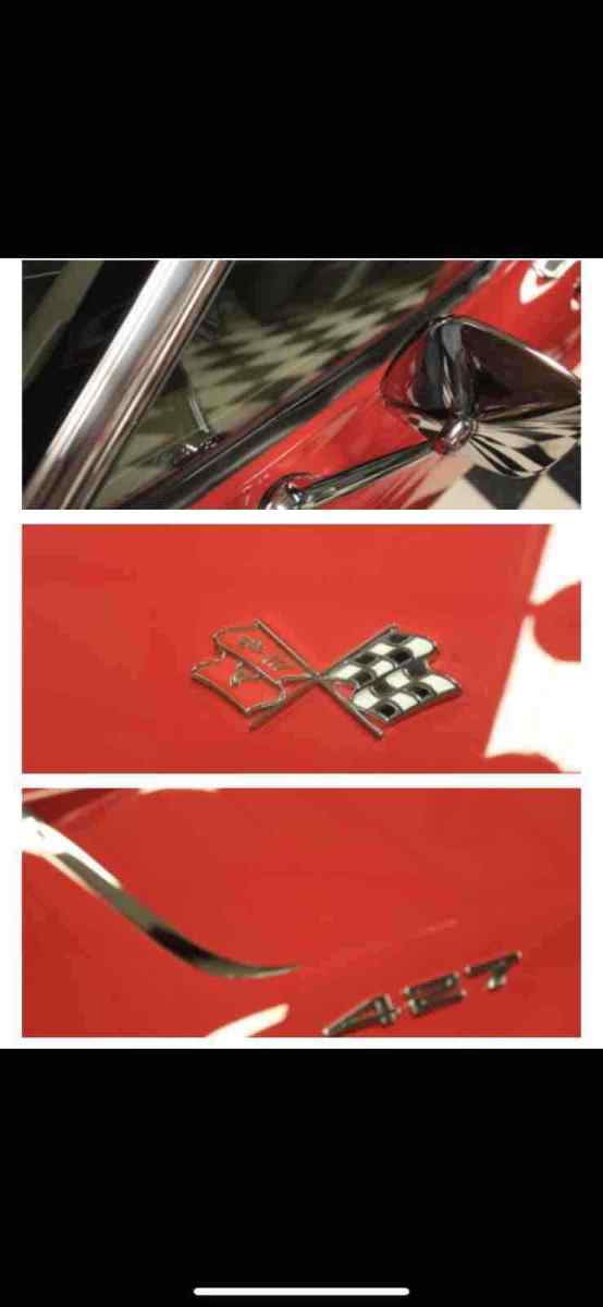 1968 Red Chevrolet Corvette C3 Sedan