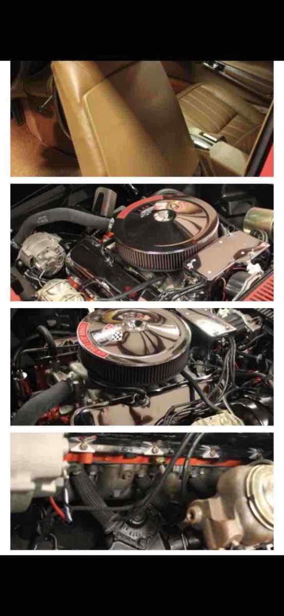 1968 Red Chevrolet Corvette C3 Sedan