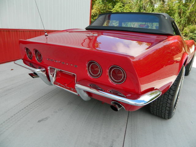 1968 Red Chevrolet Corvette Convertible