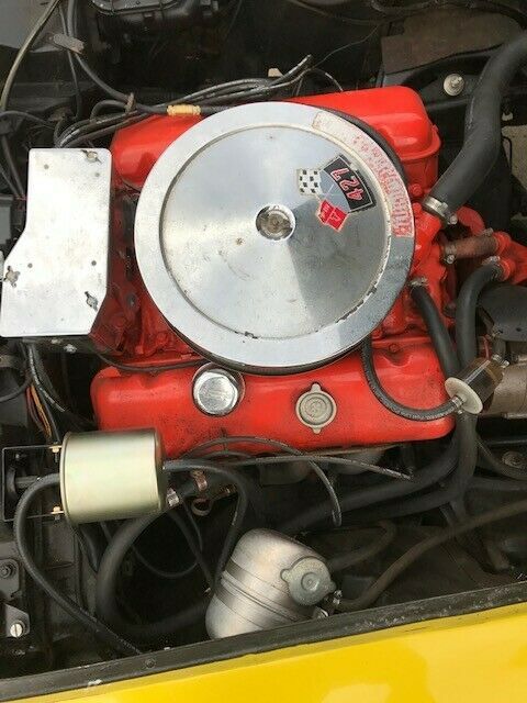 1968 Yellow Chevrolet Corvette Convertible