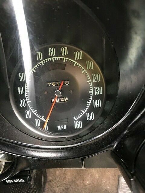 1968 Yellow Chevrolet Corvette Convertible