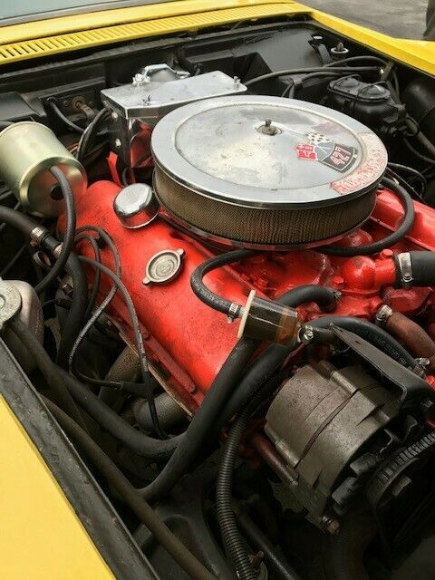 1968 Yellow Chevrolet Corvette Convertible