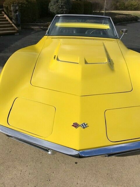 1968 Yellow Chevrolet Corvette Convertible