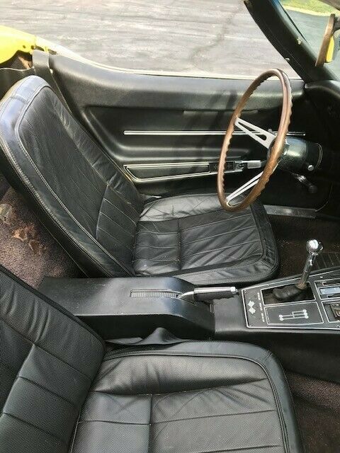 1968 Yellow Chevrolet Corvette Convertible