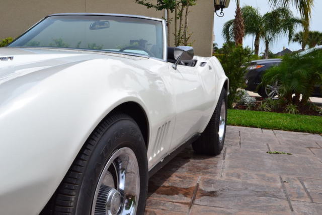 1968 white Chevrolet Corvette Convertible
