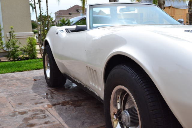1968 white Chevrolet Corvette Convertible
