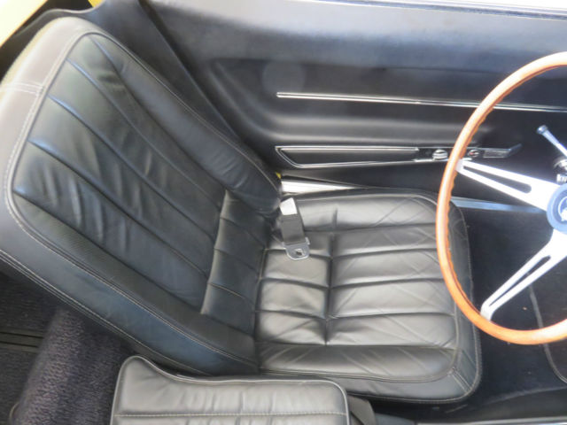 1968 Yellow Chevrolet Corvette Convertible