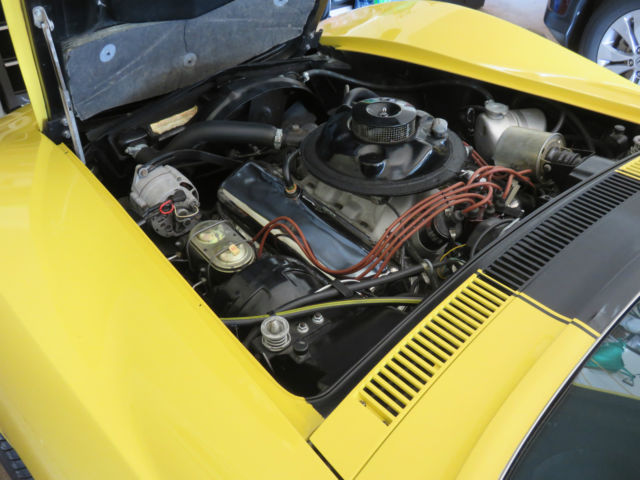 1968 Yellow Chevrolet Corvette Convertible