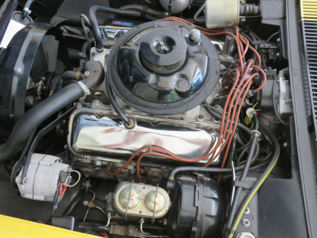 1968 Yellow Chevrolet Corvette Convertible