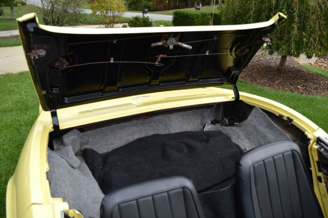 1968 Safari Yellow Chevrolet Corvette Convertible