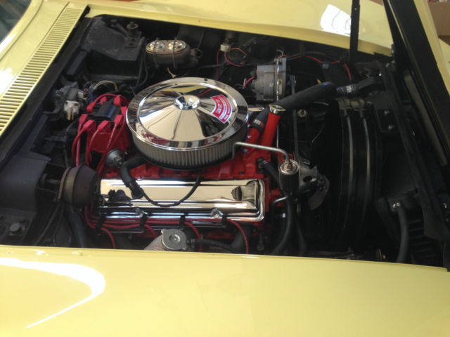 1968 Safari Yellow Chevrolet Corvette Convertible