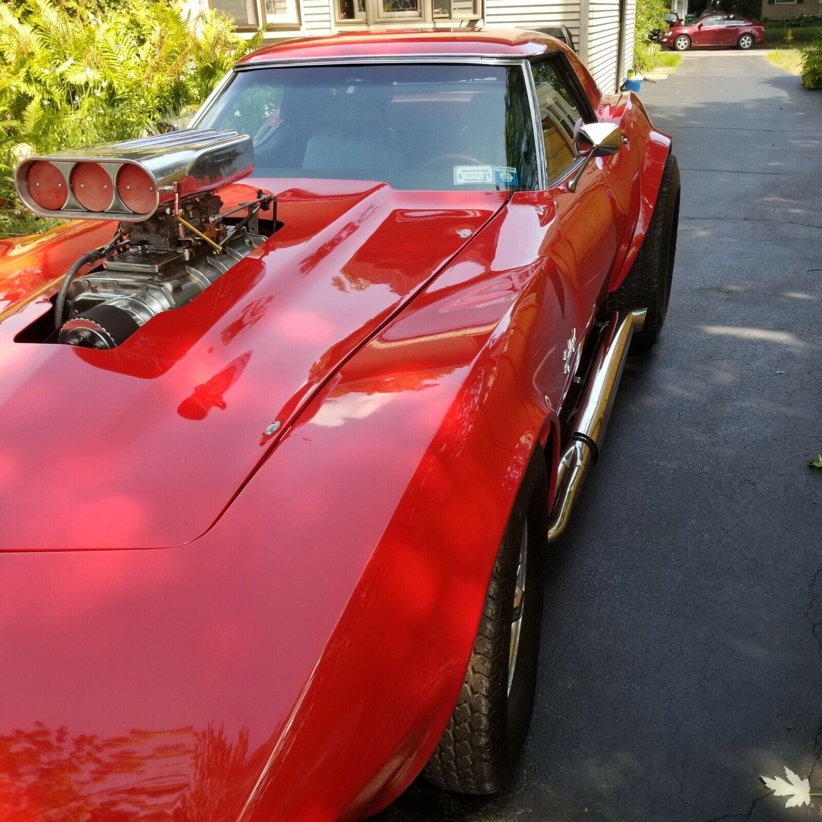 1968 Red Chevrolet Corvette Convertible