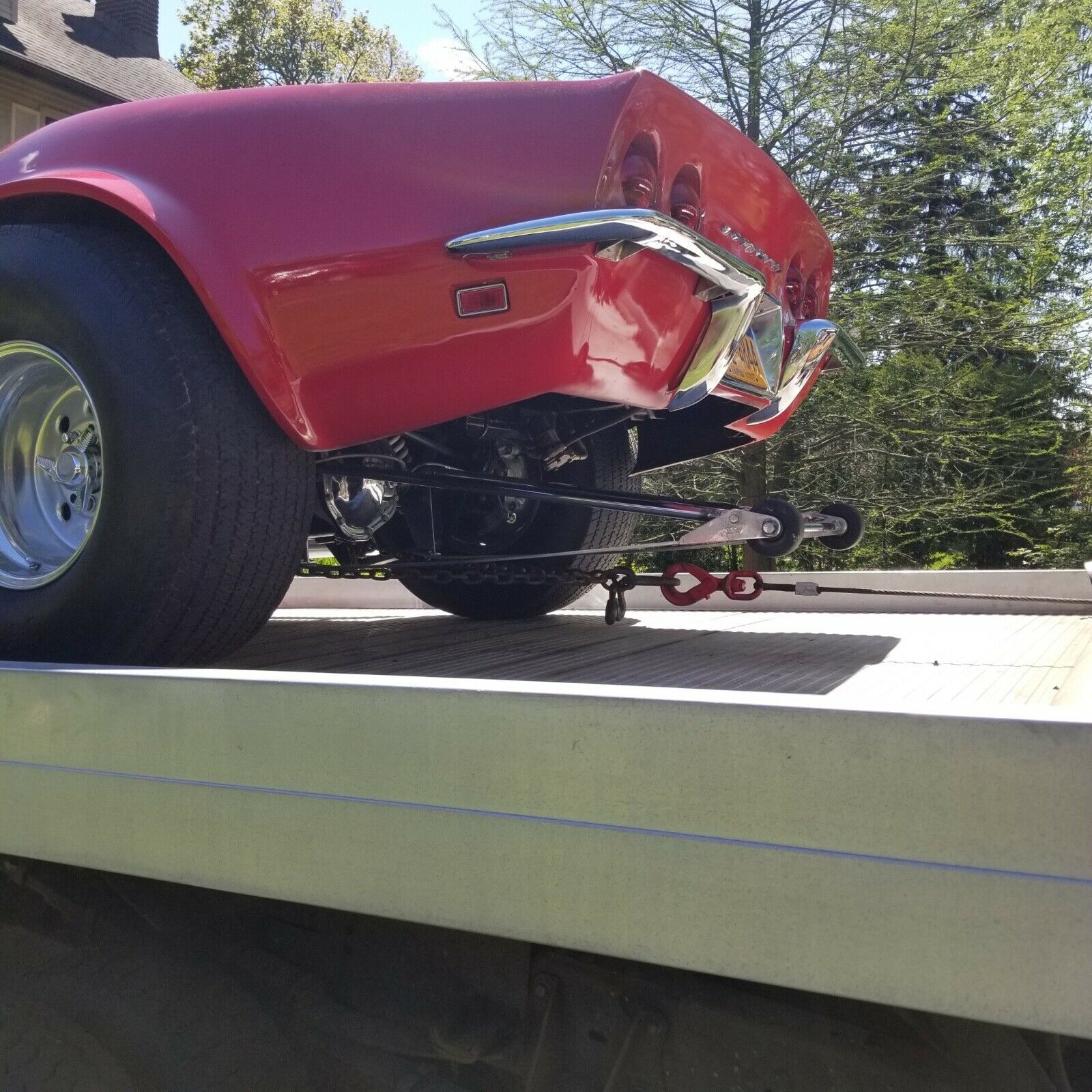 1968 Red Chevrolet Corvette Convertible