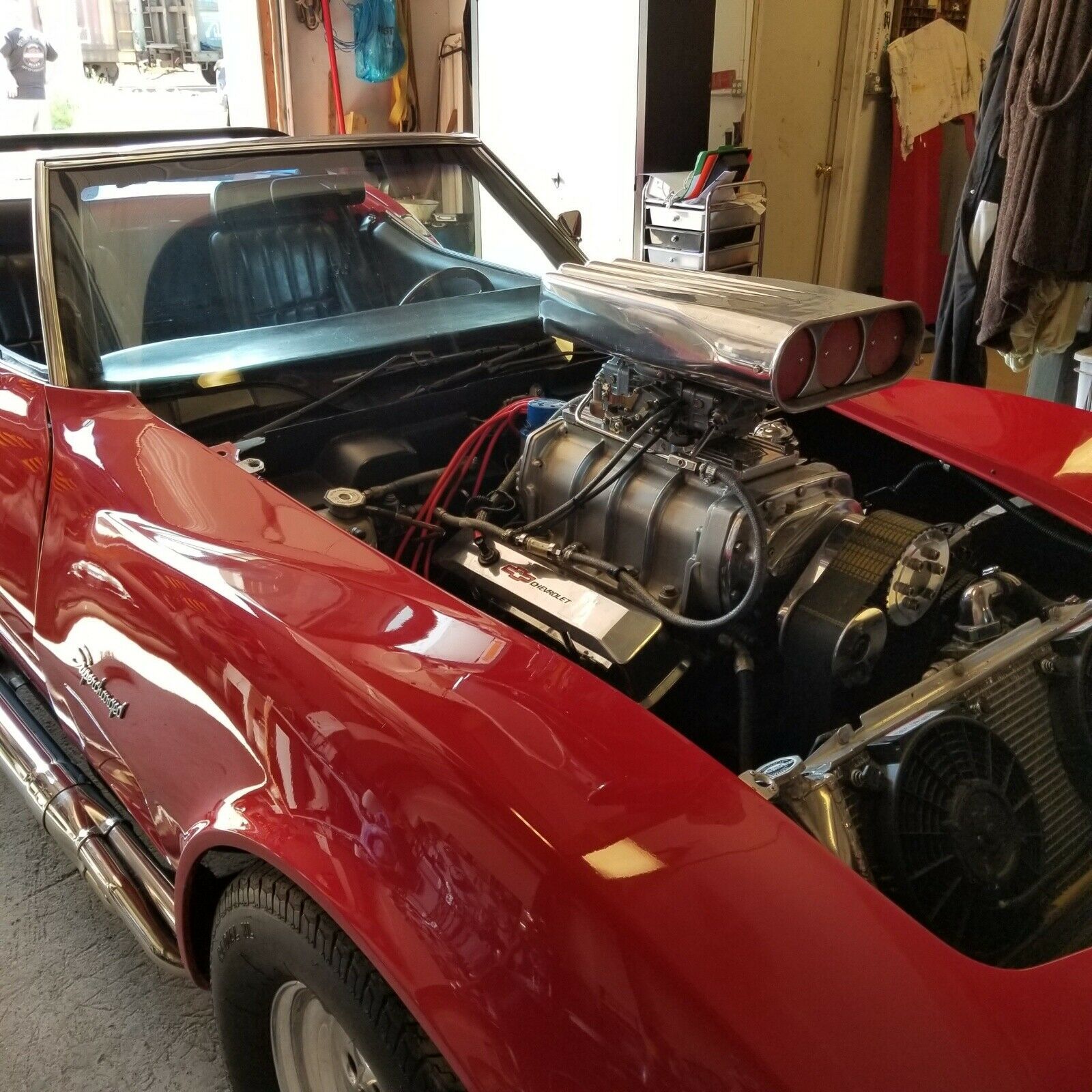 1968 Red Chevrolet Corvette Convertible
