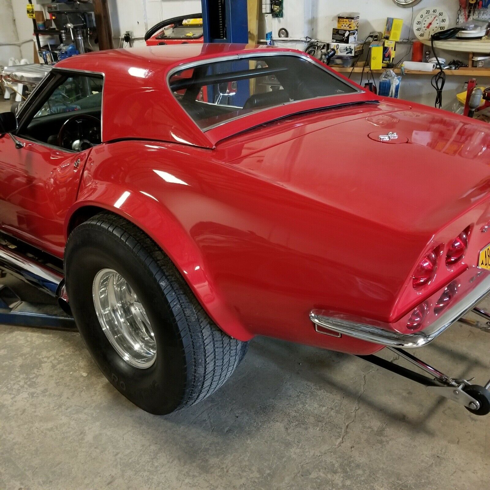 1968 Red Chevrolet Corvette Convertible
