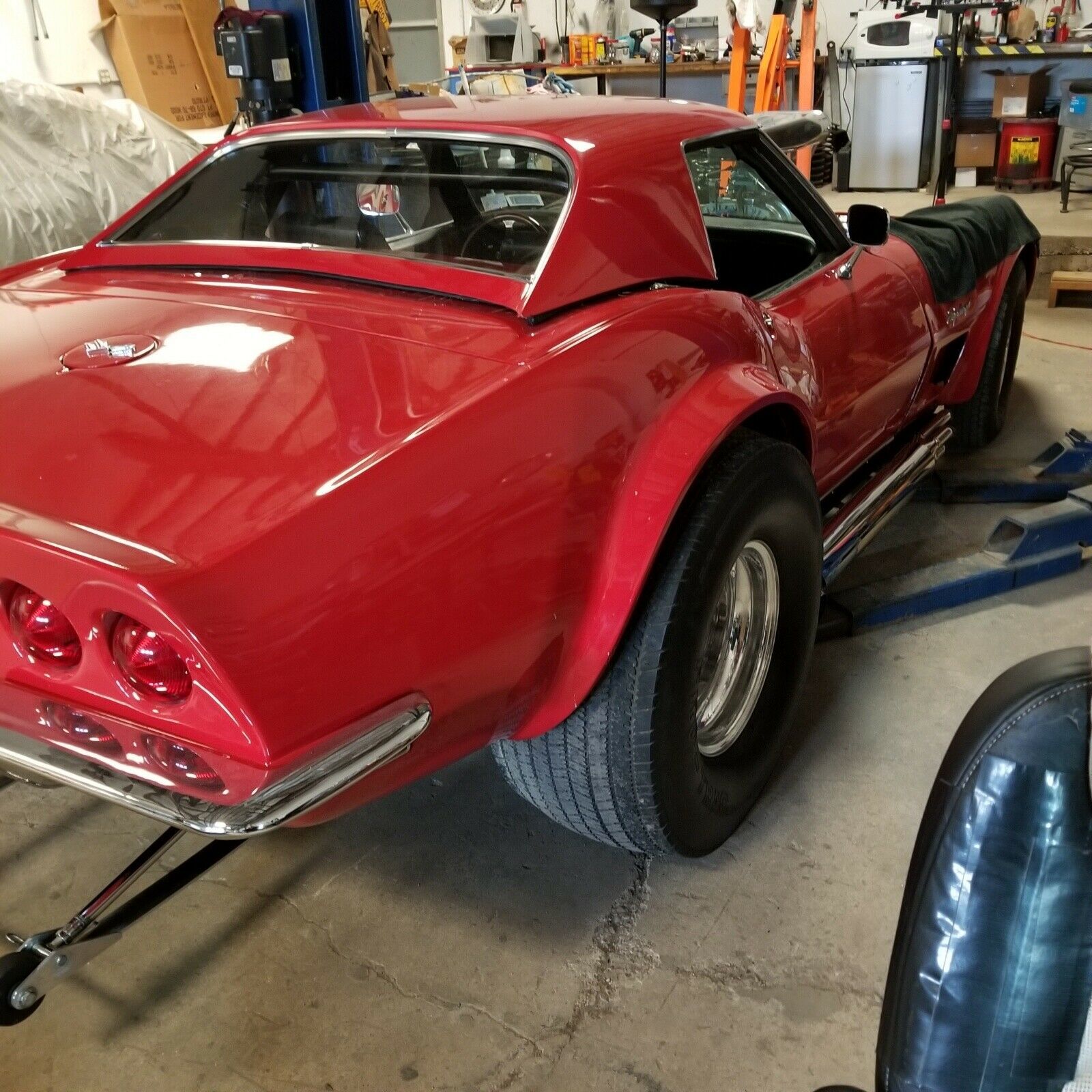 1968 Red Chevrolet Corvette Convertible