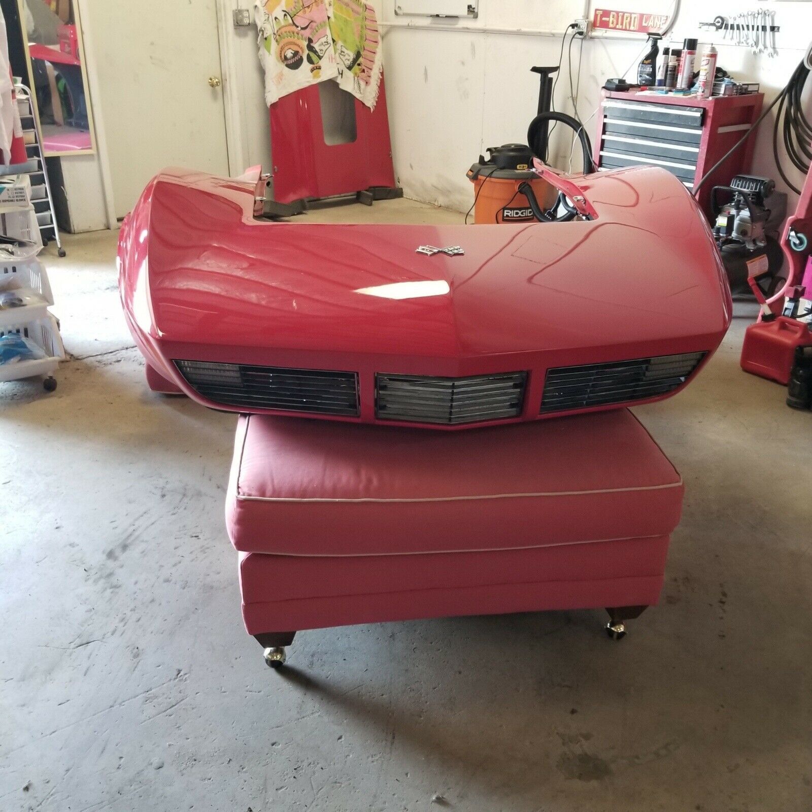 1968 Red Chevrolet Corvette Convertible