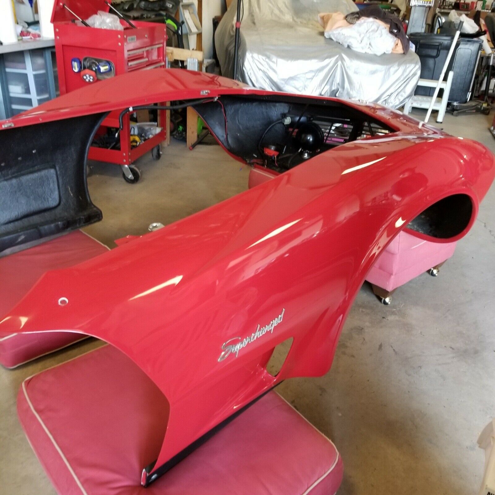 1968 Red Chevrolet Corvette Convertible