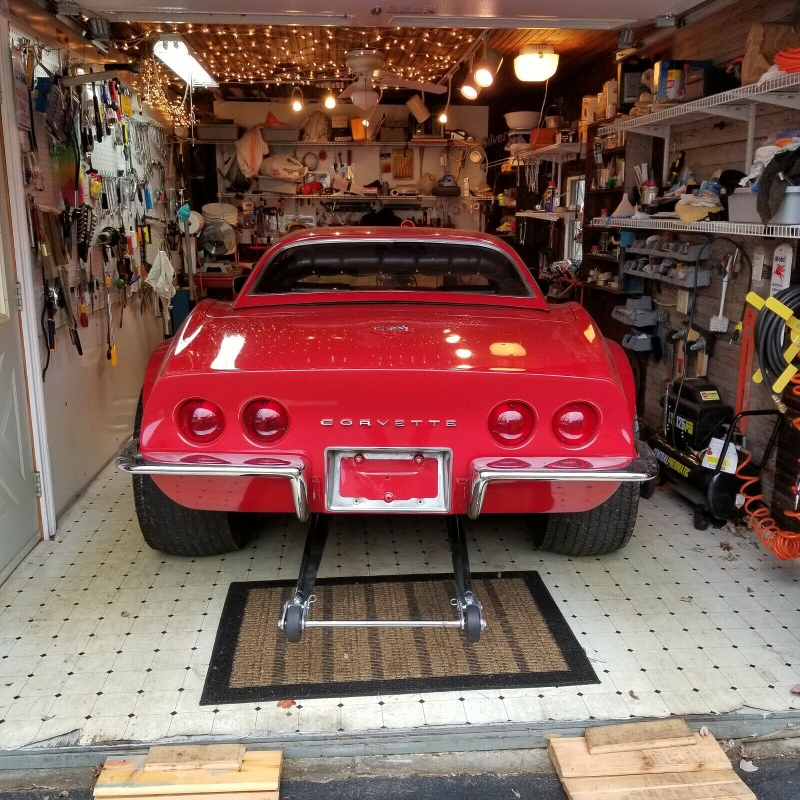 1968 Red Chevrolet Corvette Convertible