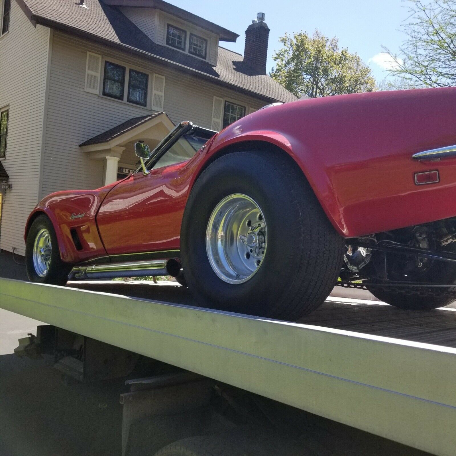 1968 Red Chevrolet Corvette Convertible