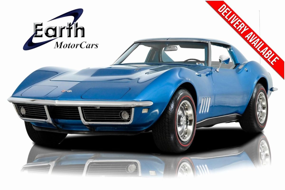 1968 Blue Chevrolet Corvette Coupe