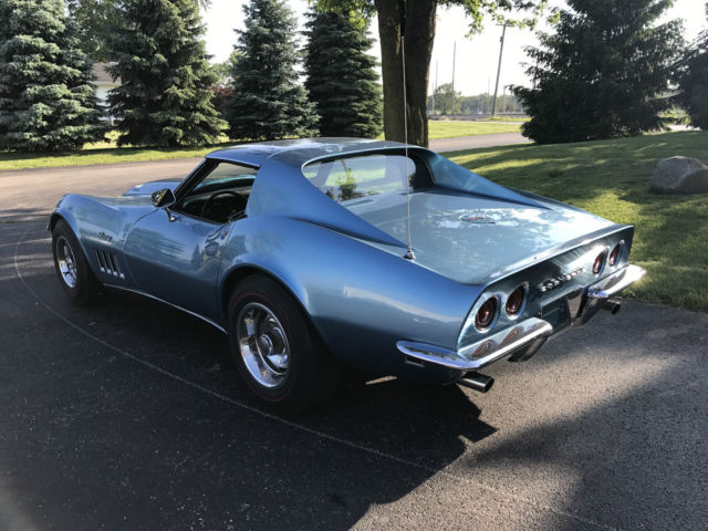 1968 Rare Steele Blue Chevrolet Corvette Coupe