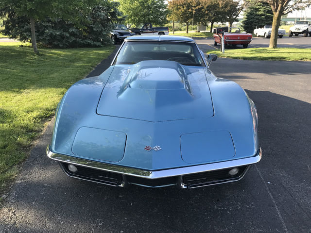 1968 Rare Steele Blue Chevrolet Corvette Coupe