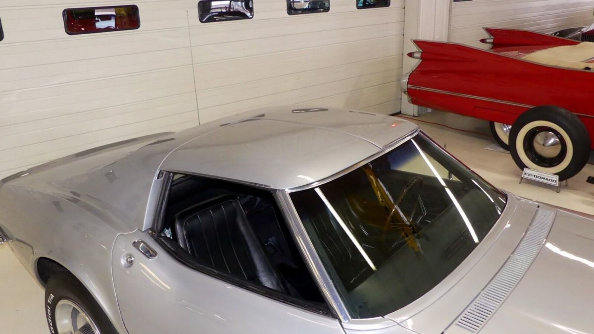 1968 Silver Chevrolet Corvette 2 Door T-Top