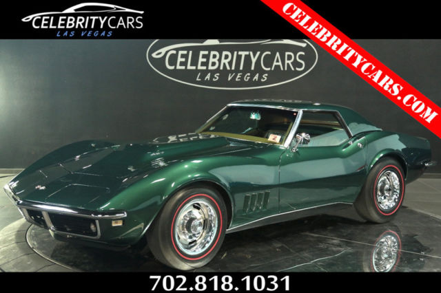 1968 British Green Chevrolet Corvette Convertible